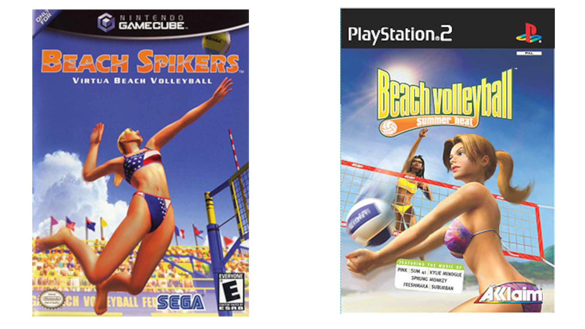 How a small difference between two beach volley console games from